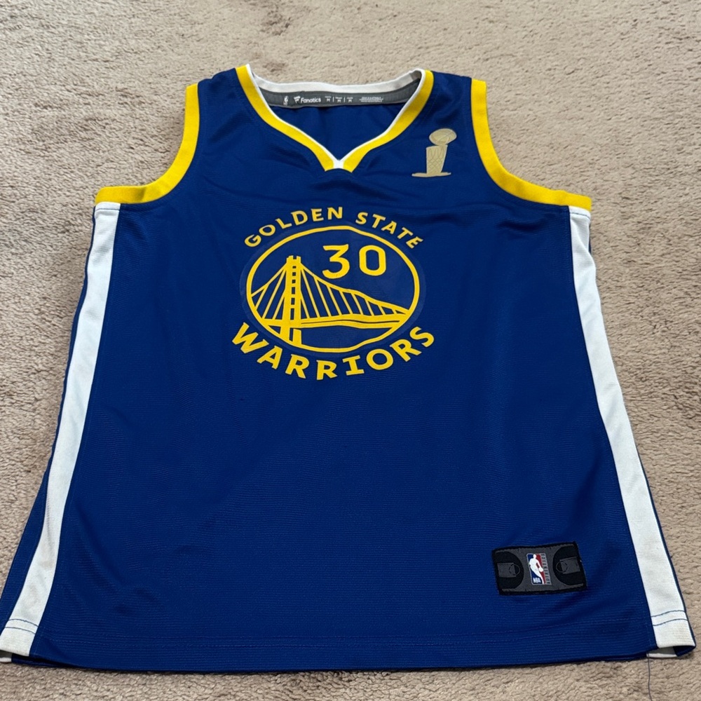 Golden State Warriors Stephen Cury Finals Edition Jersey